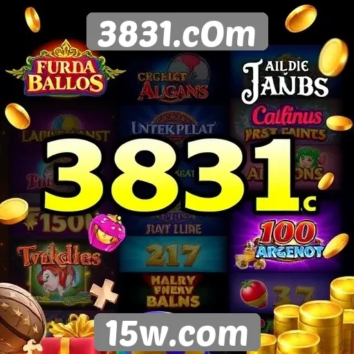 Variedade de jogos disponíveis no 3831.cOm